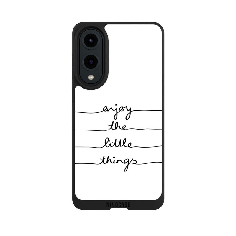 Galaxy S25 Edge NIVOpure Enjoy The Little Things White