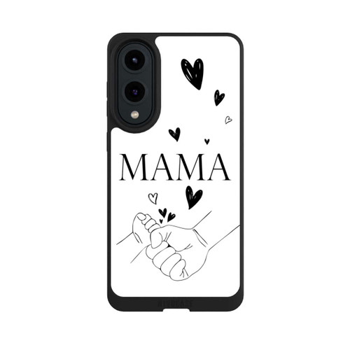 Samsung Galaxy S25 Edge NIVOpure Muttertag Line Art Hände Schwarz Weiß