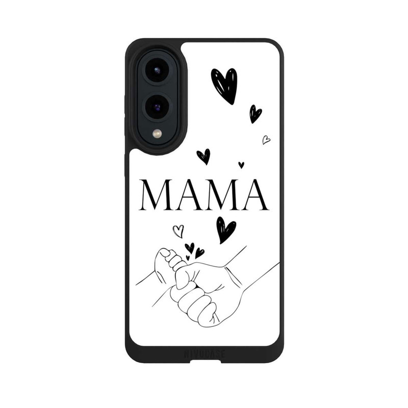 Galaxy S25 Edge NIVOpure Mothers Day Line Art Hands Black and White