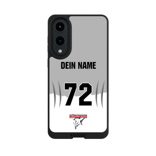 Samsung Galaxy S25 Edge NIVOpure Kölner Haie Trikotmotiv Personalisierbar