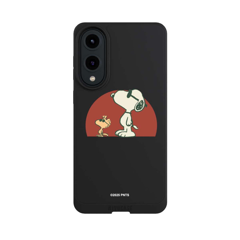 Galaxy S25 Edge NIVOpure Snoopy Woodstock Far Out transparent