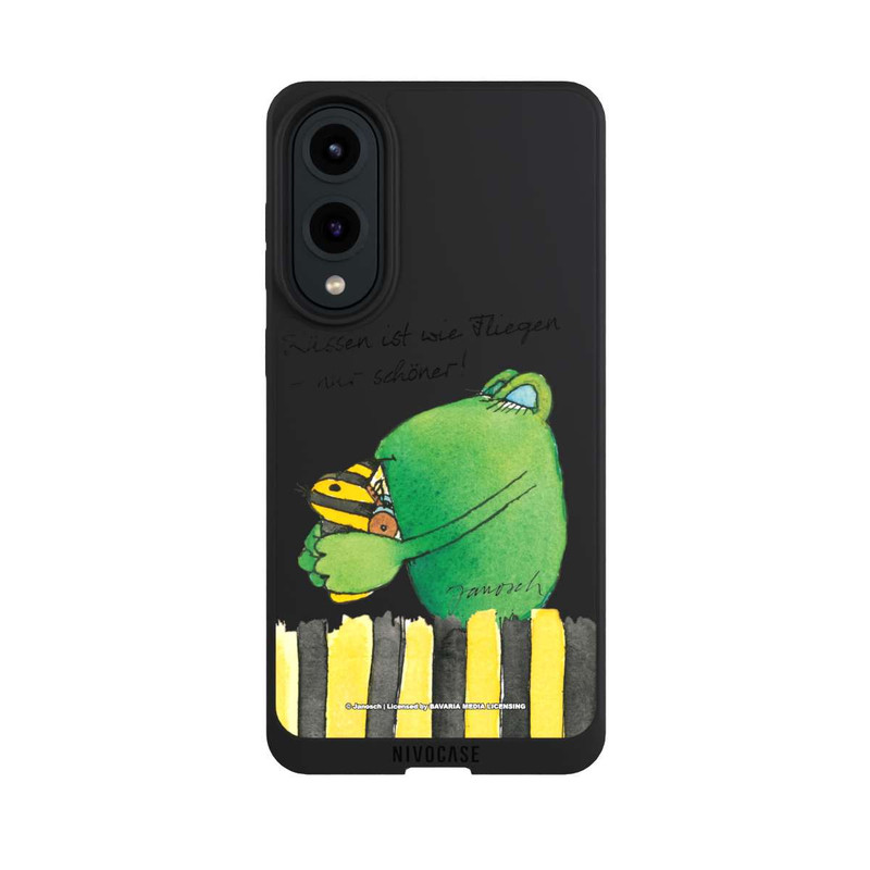 Galaxy S25 Edge NIVOpure Frosch Küssen ist wie Fliegen Transparent