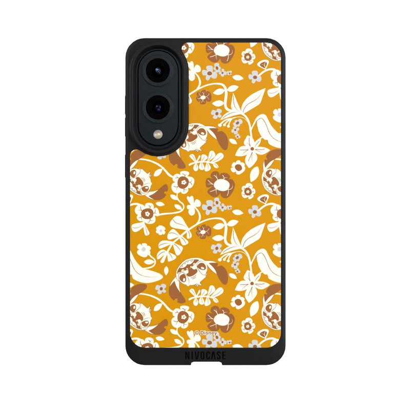 Galaxy S25 Edge NIVOpure Stitch Floral Mustard Pattern