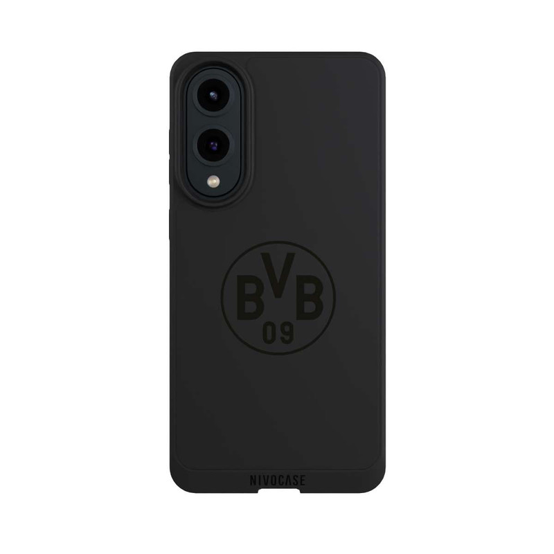 Galaxy S25 Edge NIVOpure BVB Logo Schwarz Transparent