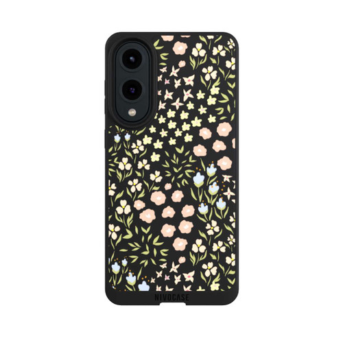 Samsung Galaxy S25 Edge NIVOpure Blumenmuster Pastell Transparent