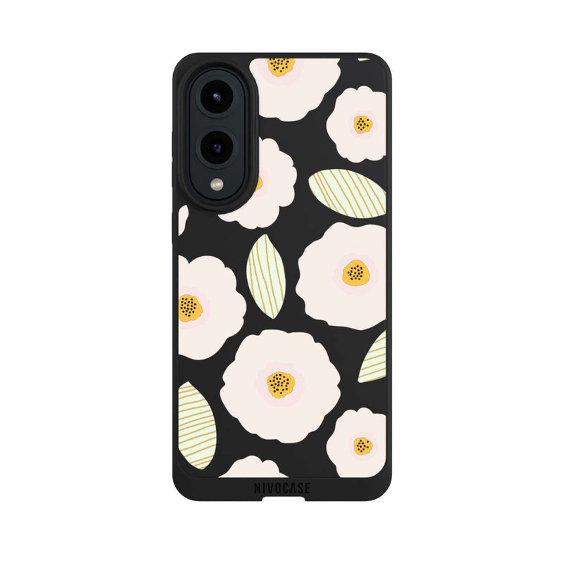 Galaxy S25 Edge NIVOpure Simple Pastell Flowers Light Transparent