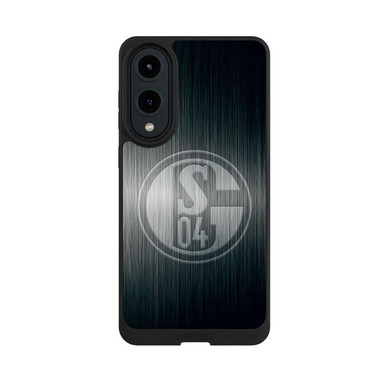 Galaxy S25 Edge NIVOpure Schalke 04 Metall Look