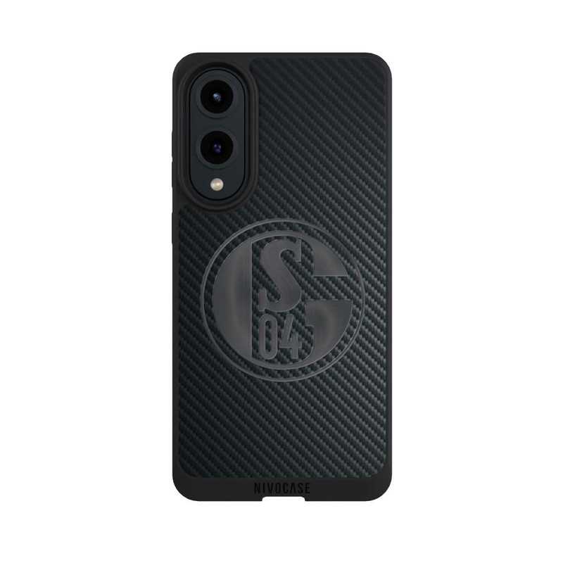 Galaxy S25 Edge NIVOpure Schalke 04 Carbon Look