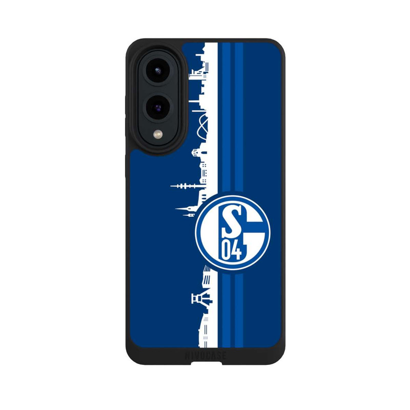 Galaxy S25 Edge NIVOpure Schalke 04 Skyline Blau