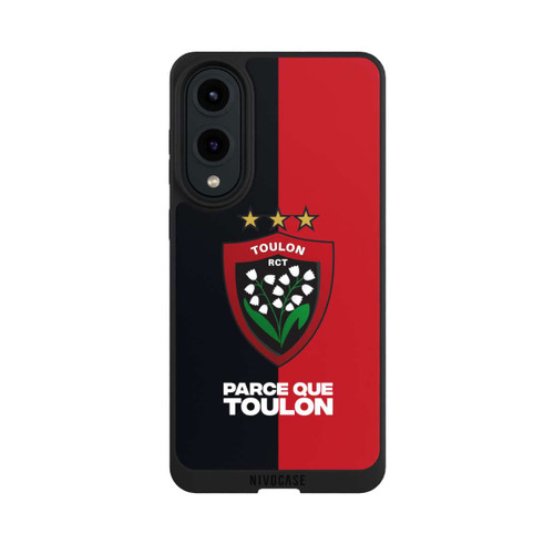 Samsung Galaxy S25 Edge NIVOpure Logo Rot Schwarz RCT