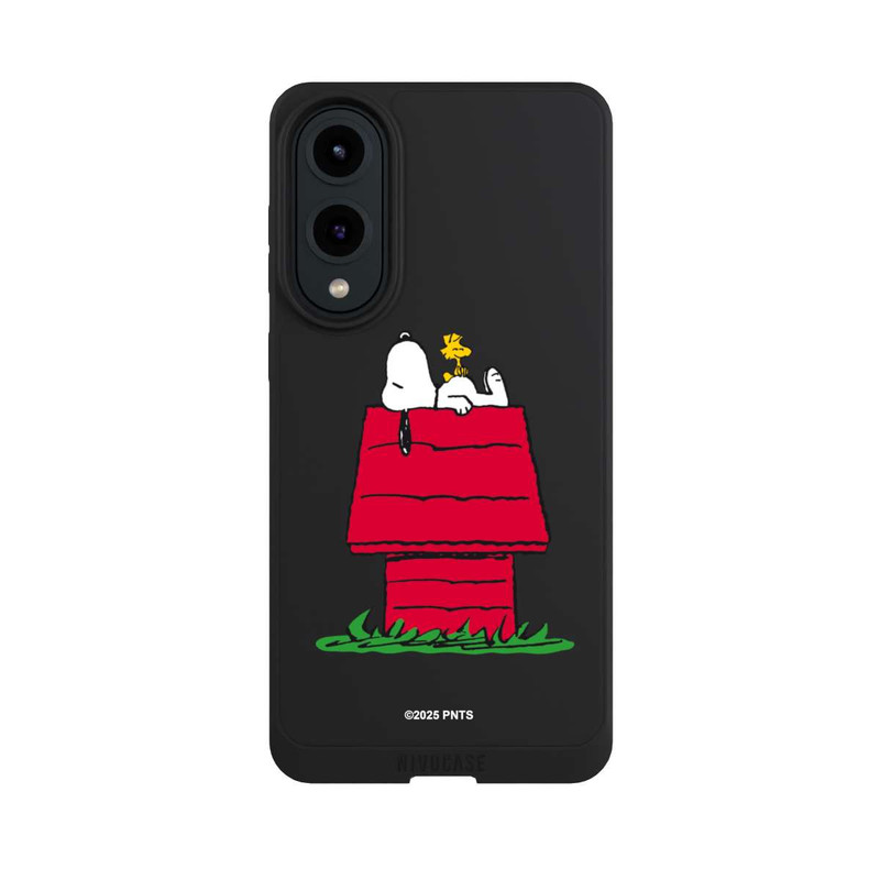 Galaxy S25 Edge NIVOpure Snoopy and Woodstock Classic transparent