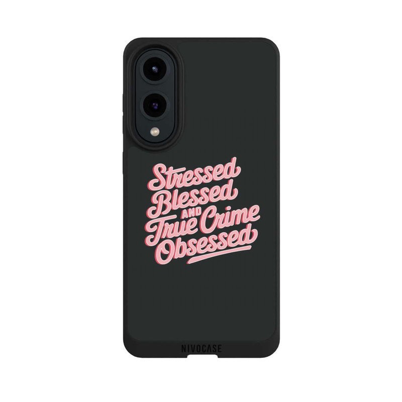 Galaxy S25 Edge NIVOpure Stressed Blessed and True Crime Obsessed