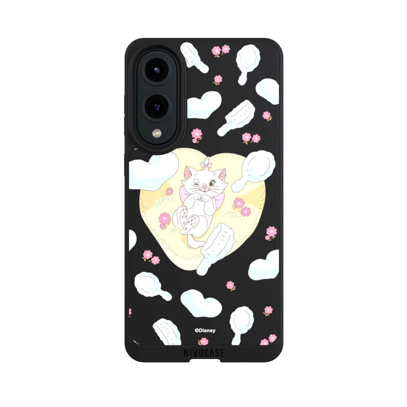 Galaxy S25 Edge NIVOpure Aristocats Marie Herzen Gelb Transparent
