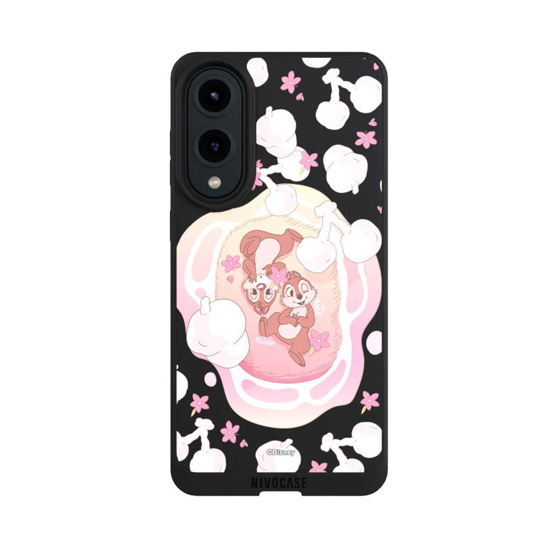 Galaxy S25 Edge NIVOpure Chip and Dale Pink Transparent
