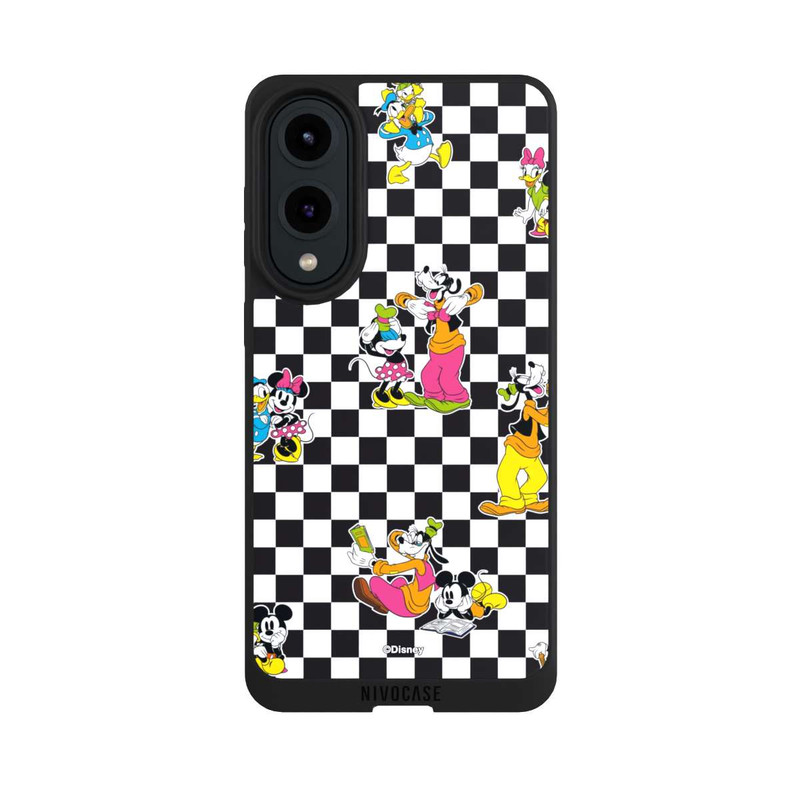 Galaxy S25 Edge NIVOpure Donald and Friends Pattern Black and White
