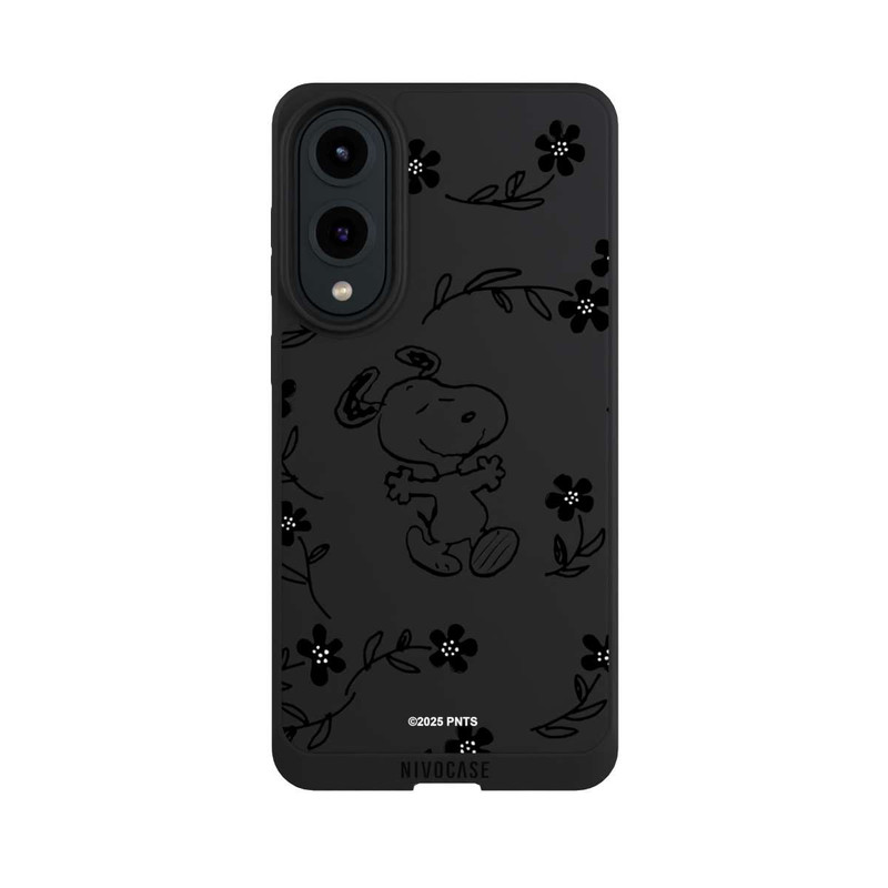 Galaxy S25 Edge NIVOpure Snoopy und Flowers Transparent