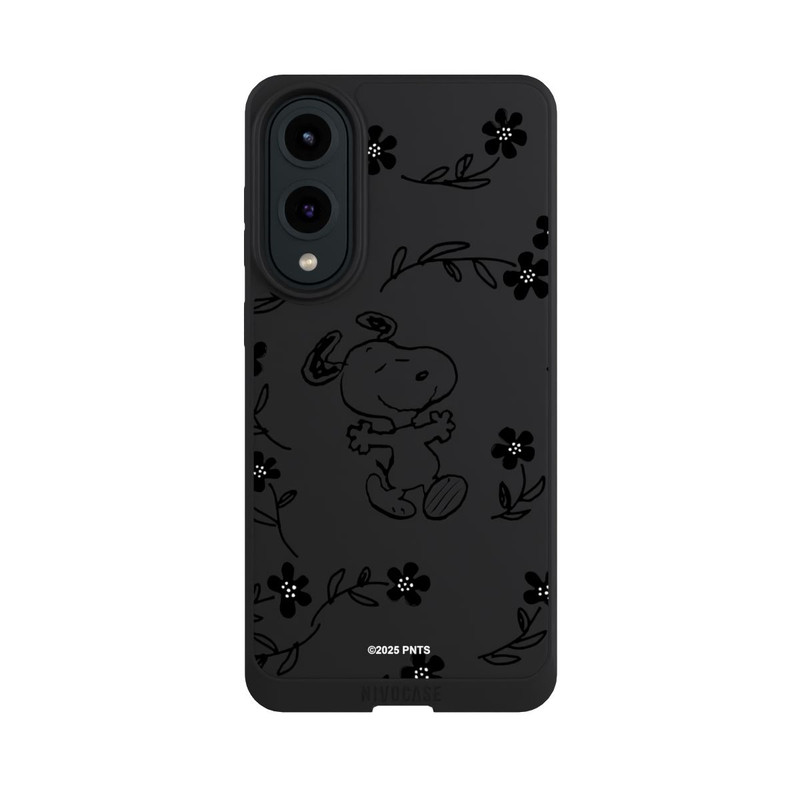 Galaxy S25 Edge NIVOpure Snoopy und Flowers Transparent