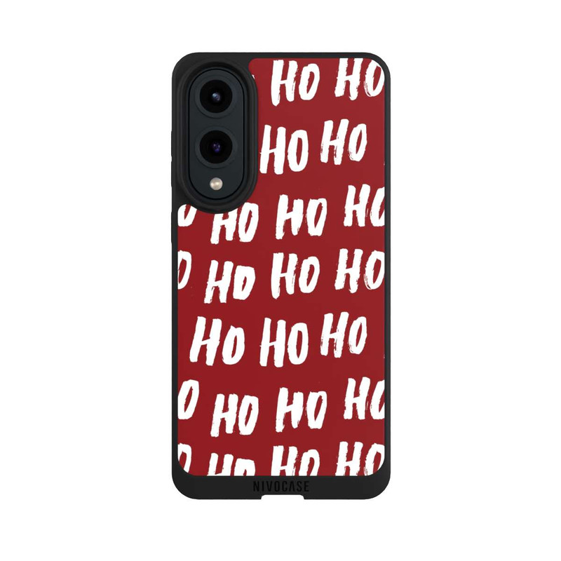 Galaxy S25 Edge NIVOpure Ho Ho Ho Weihnachten Rotes Muster