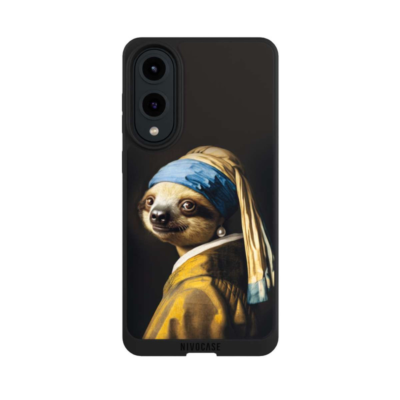 Galaxy S25 Edge NIVOpure Sloth with a Pearl Earring