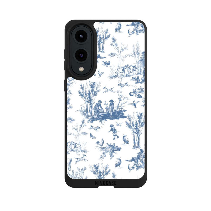 Galaxy S25 Edge NIVOpure Blue Landscape Vintage Pattern