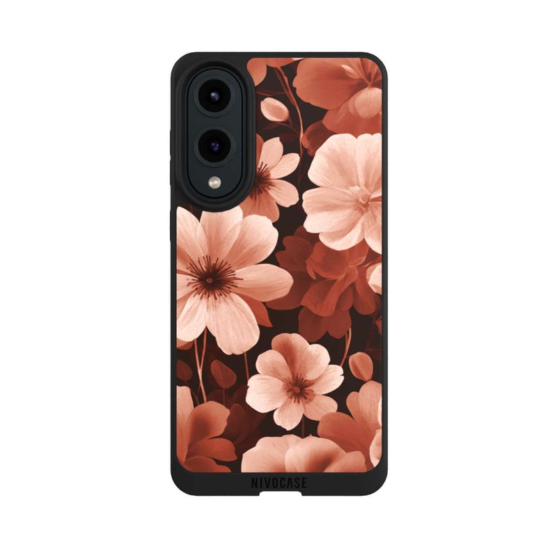 Galaxy S25 Edge NIVOpure Red Negative Flowers with AI