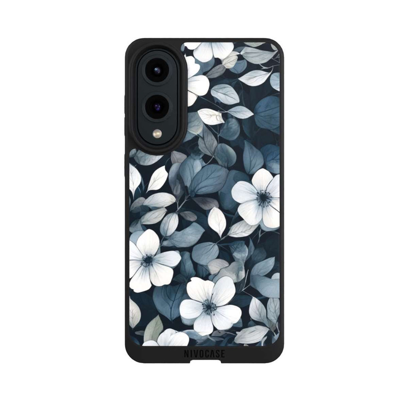 Galaxy S25 Edge NIVOpure Blaue Negativblumen mit KI