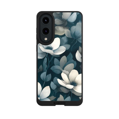 Samsung Galaxy S25 Edge NIVOpure Petrolfarbene Negativblumen mit KI