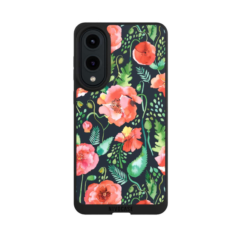 Galaxy S25 Edge NIVOpure Poppies Dark Wilderness