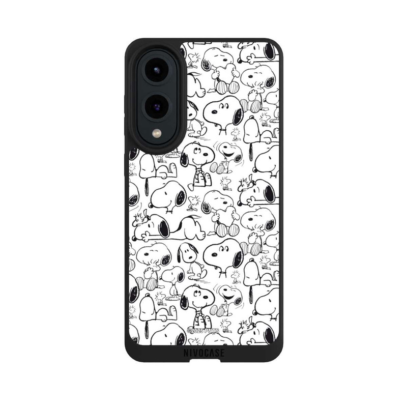 Galaxy S25 Edge NIVOpure Classic Snoopy Pattern White