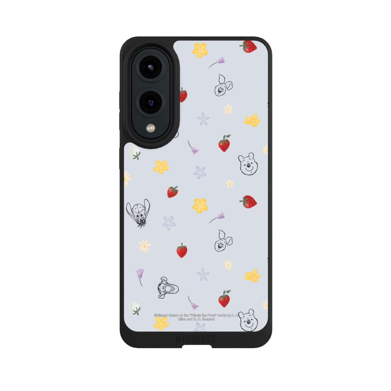 Galaxy S25 Edge NIVOpure Winnie l'Ourson et ses Amis Fraise Bleu