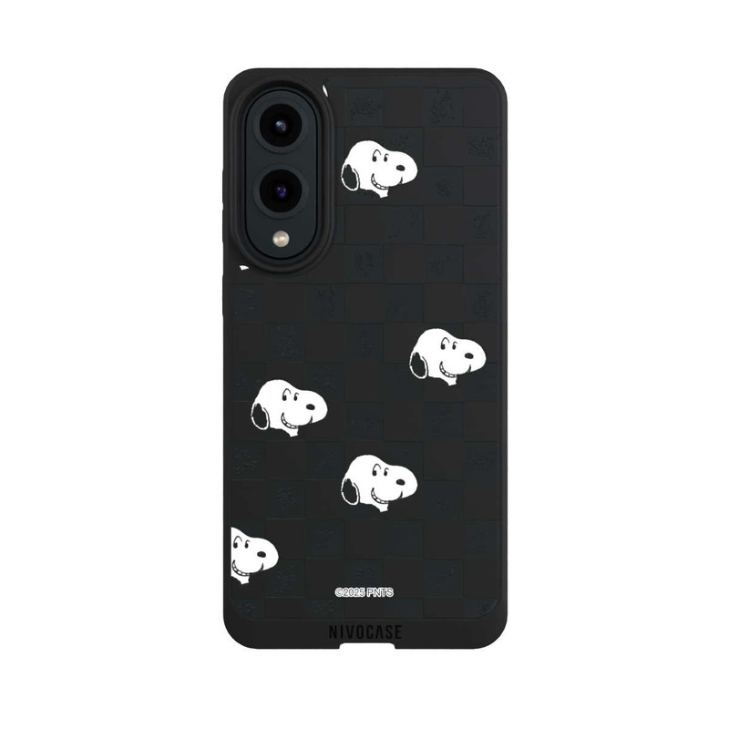 Galaxy S25 Edge NIVOpure Snoopy Checked Pattern