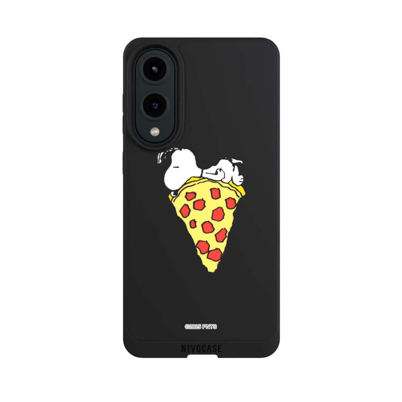 Galaxy S25 Edge NIVOpure Snoopy Pizza Transparent