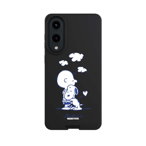 Samsung Galaxy S25 Edge NIVOpure Peanuts Charlie Brown Snoopy Hug Transparent