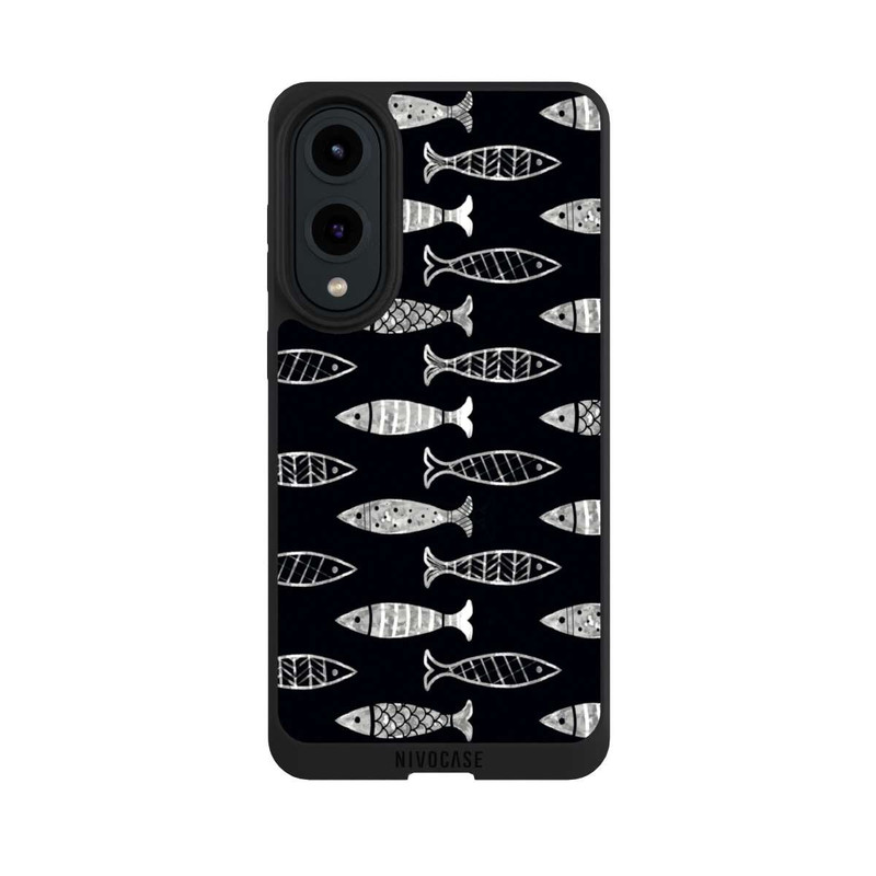 Galaxy S25 Edge NIVOpure Black Fishy Theme