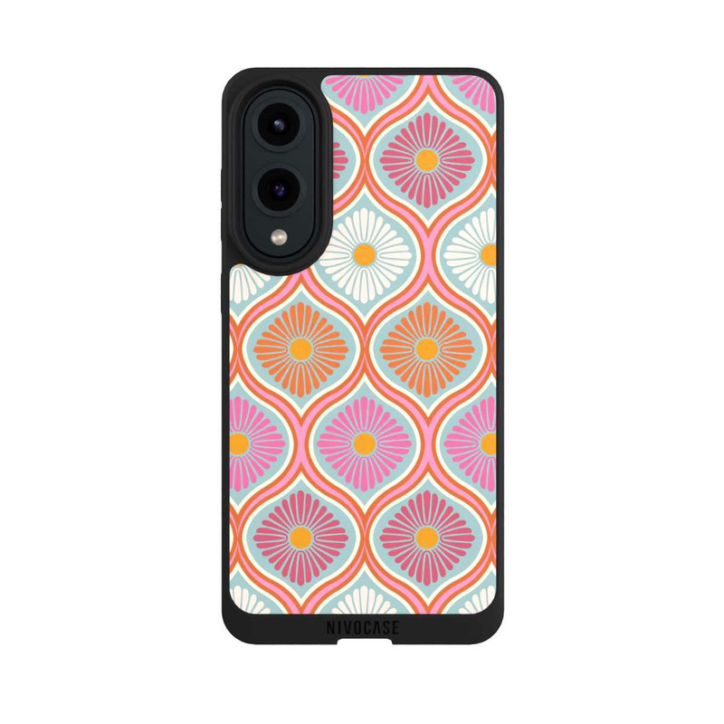 Galaxy S25 Edge NIVOpure Groovy 70s Retro Mod Flower Power
