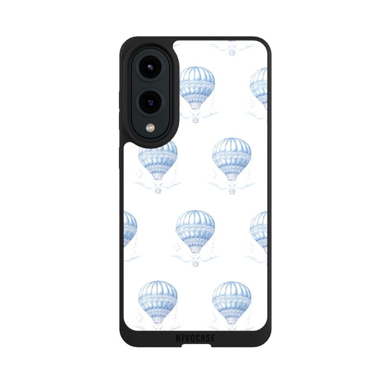 Galaxy S25 Edge NIVOpure Balloon Pattern Girl Toile de Jouy avec IA