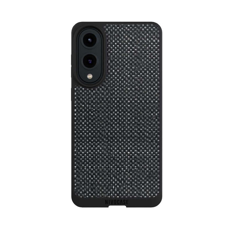 Galaxy S25 Edge NIVOpure Tissu Noir Abstrait