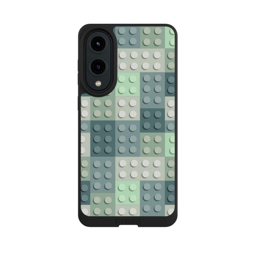 Samsung Galaxy S25 Edge NIVOpure Green Blocks Pattern