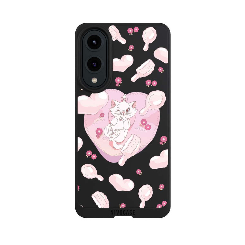 Galaxy S25 Edge NIVOpure Aristocats Marie Herzen Pink Transparent