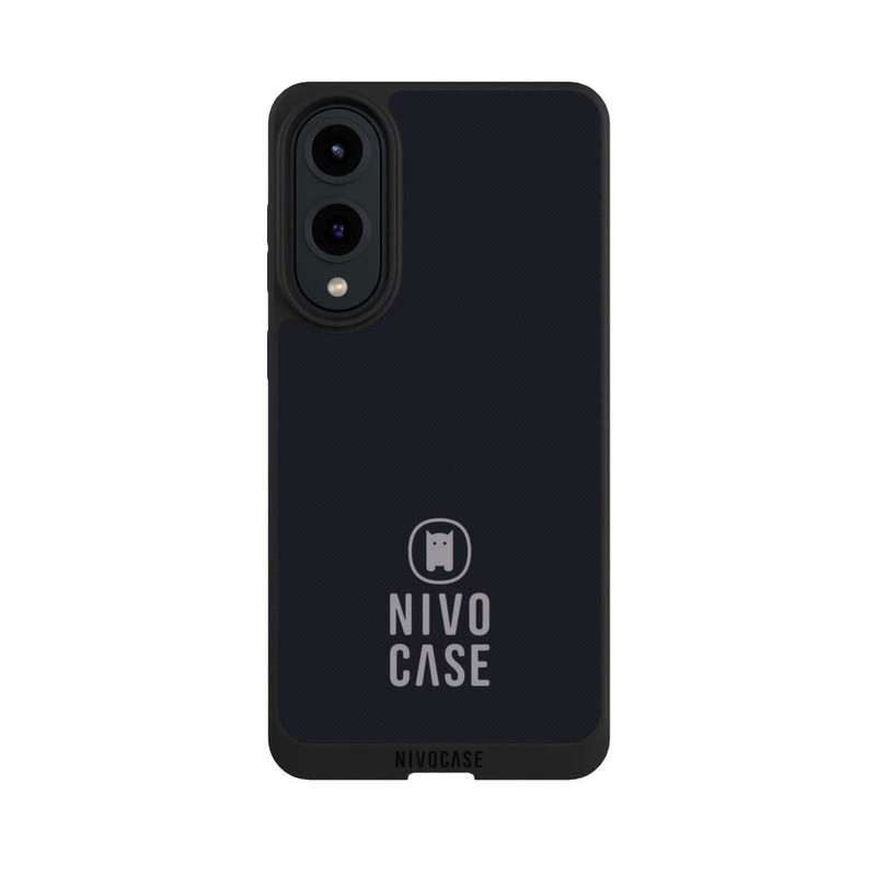 Galaxy S25 Edge NIVOpure Nivocase Logo Schwarz Grau