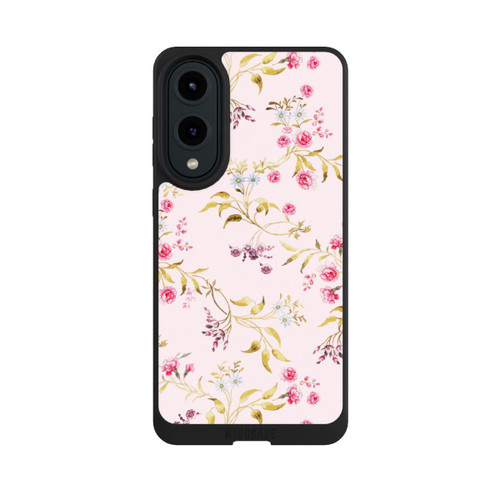 Samsung Galaxy S25 Edge NIVOpure Vintage Rosengarten Muster Rosa