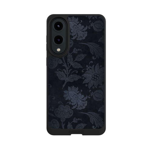Samsung Galaxy S25 Edge NIVOpure  Silberne Blumen auf Samt