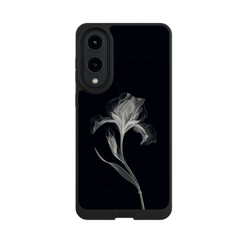 Samsung Galaxy S25 Edge NIVOpure Negativ Flower Grey on Black with AI