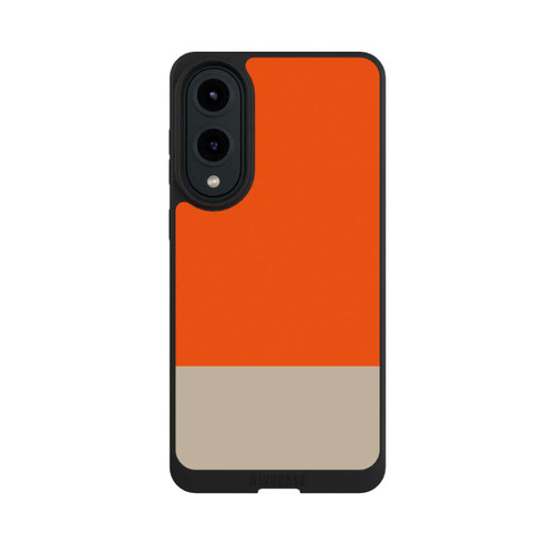 Samsung Galaxy S25 Edge NIVOpure Combinaison de Couleurs Orange et Beige