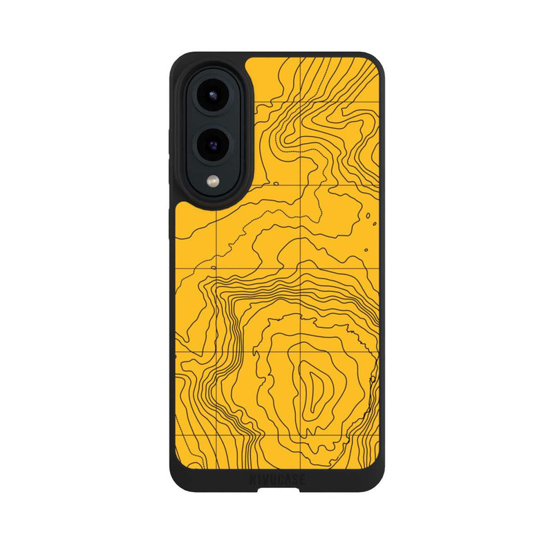 Galaxy S25 Edge NIVOpure Berg gelbe Linien