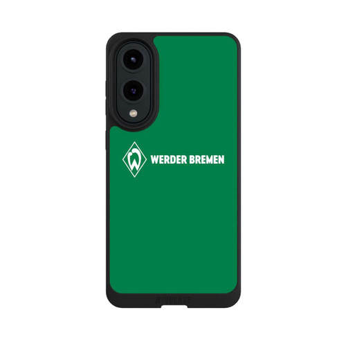 Samsung Galaxy S25 Edge NIVOpure Werder Bremen Schriftzug Raute Grün