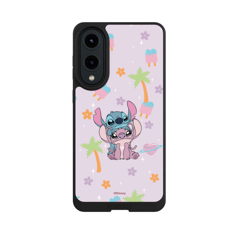Galaxy S25 Edge NIVOpure Stitch and Angel Cute Couple