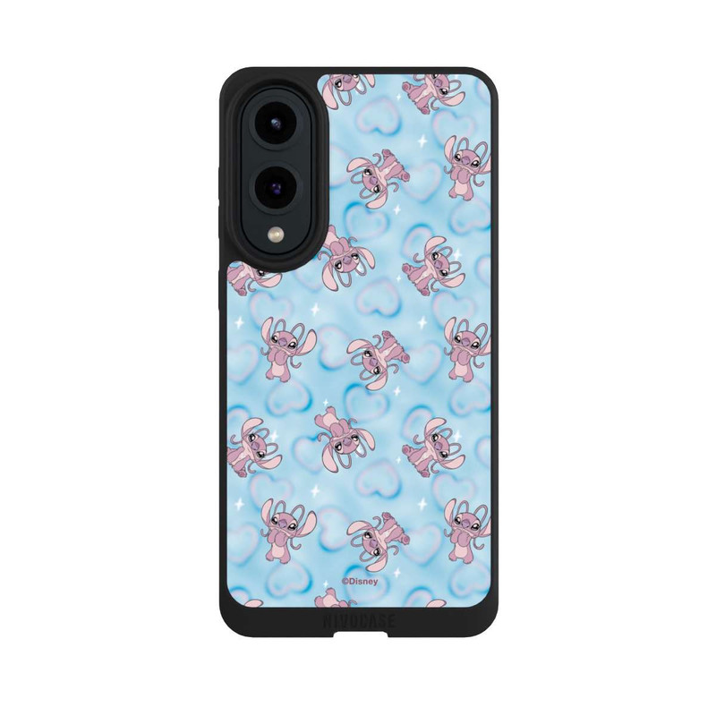 Galaxy S25 Edge NIVOpure Lilo & Stitch Angel Pattern Blue Hearts