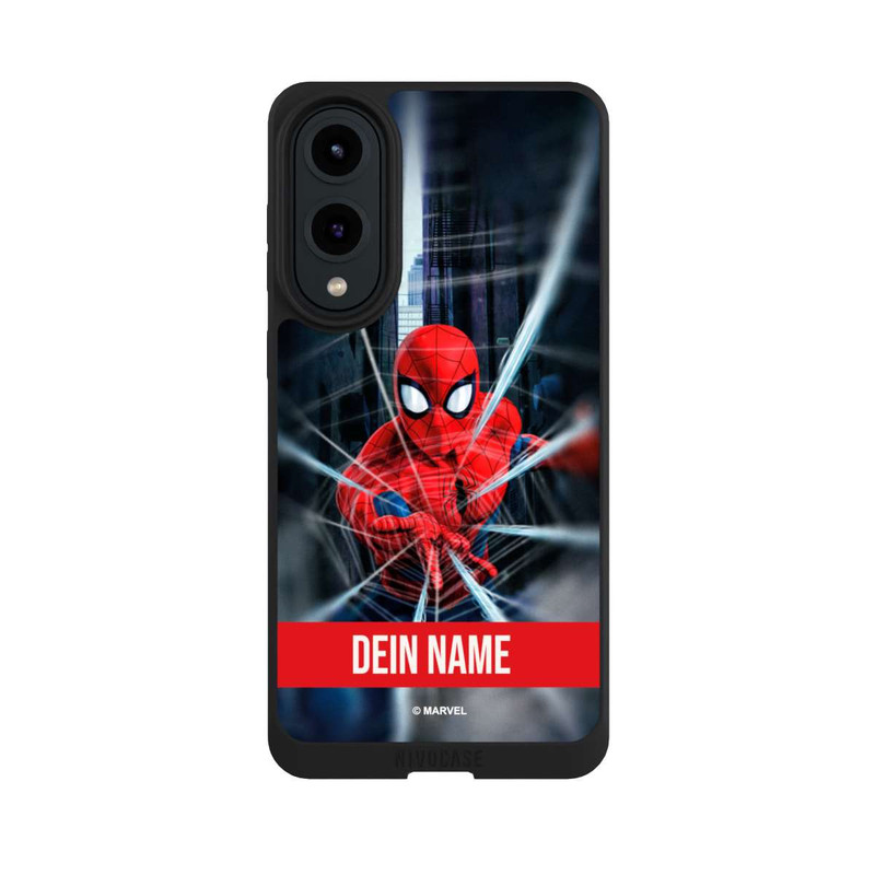 Galaxy S25 Edge NIVOpure Spiderman Webs in Action personnalisable