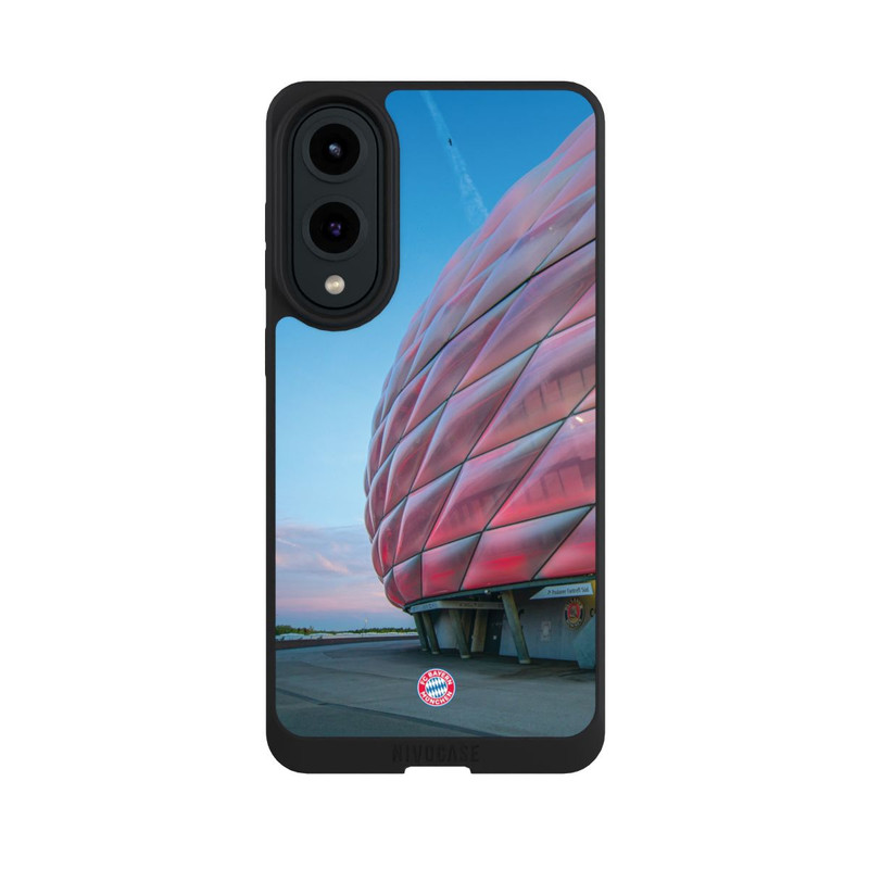 Galaxy S25 Edge NIVOpure FC Bayern Allianz Arena Morgenröte